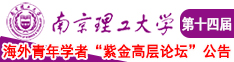 我操骚逼视频南京理工大学第十四届海外青年学者紫金论坛诚邀海内外英才！